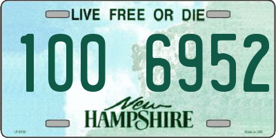 NH license plate 1006952