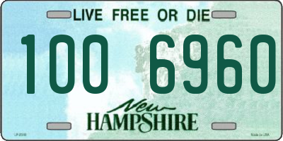 NH license plate 1006960