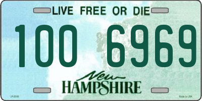 NH license plate 1006969