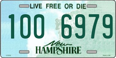 NH license plate 1006979