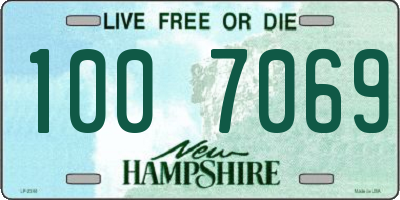 NH license plate 1007069