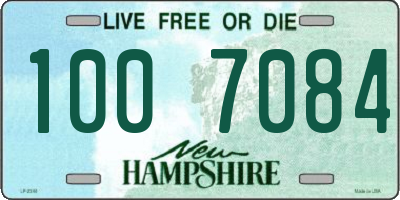 NH license plate 1007084