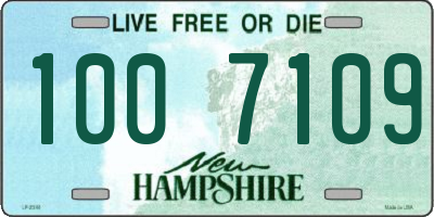 NH license plate 1007109