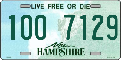 NH license plate 1007129