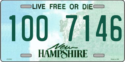 NH license plate 1007146