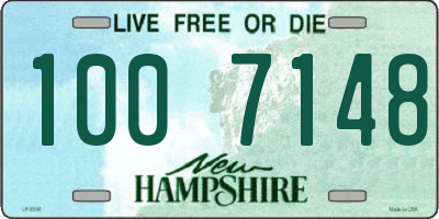 NH license plate 1007148