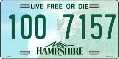 NH license plate 1007157