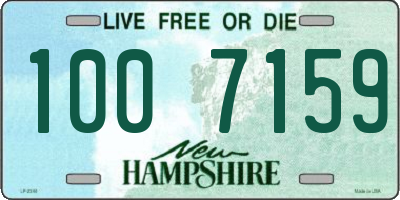 NH license plate 1007159