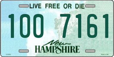 NH license plate 1007161