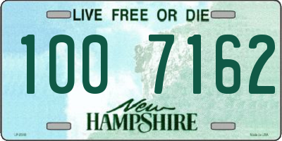 NH license plate 1007162