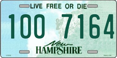 NH license plate 1007164