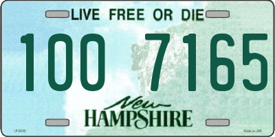 NH license plate 1007165