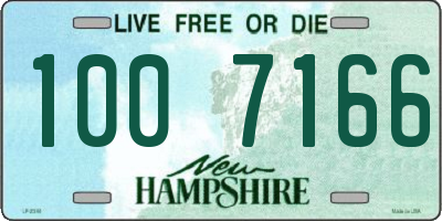 NH license plate 1007166