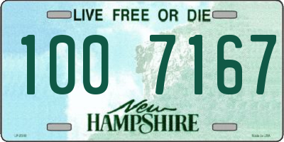 NH license plate 1007167