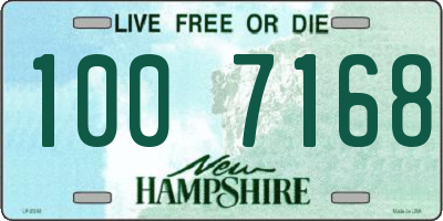 NH license plate 1007168