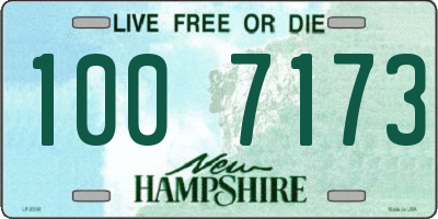 NH license plate 1007173