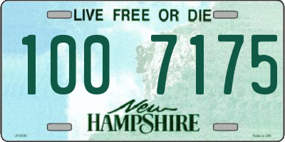 NH license plate 1007175