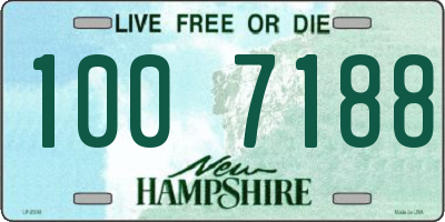 NH license plate 1007188