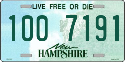 NH license plate 1007191