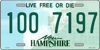 NH license plate 1007197