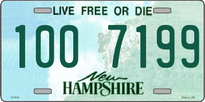 NH license plate 1007199