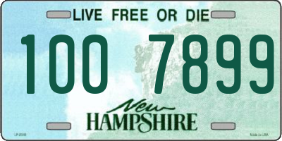 NH license plate 1007899