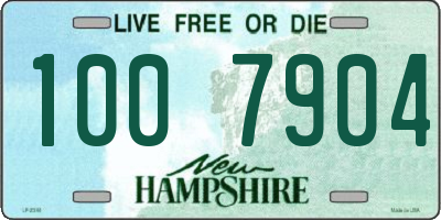 NH license plate 1007904