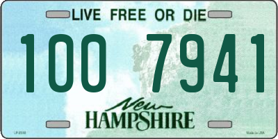 NH license plate 1007941