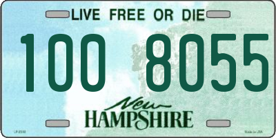 NH license plate 1008055