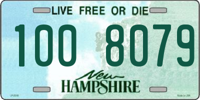 NH license plate 1008079