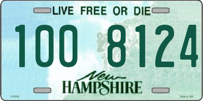 NH license plate 1008124