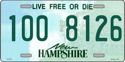 NH license plate 1008126