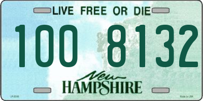NH license plate 1008132