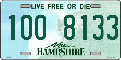 NH license plate 1008133