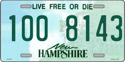 NH license plate 1008143