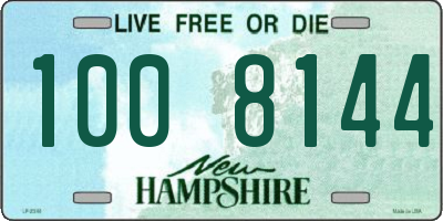 NH license plate 1008144