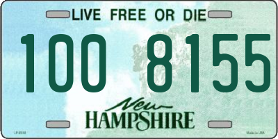 NH license plate 1008155