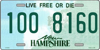 NH license plate 1008160