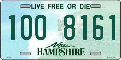 NH license plate 1008161