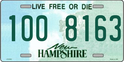 NH license plate 1008163