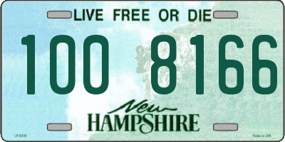 NH license plate 1008166