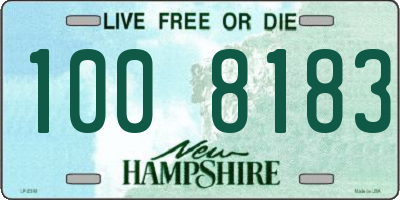 NH license plate 1008183