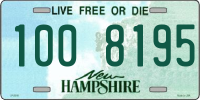 NH license plate 1008195