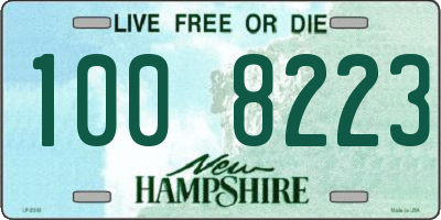 NH license plate 1008223