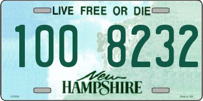 NH license plate 1008232