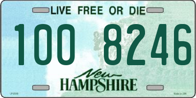 NH license plate 1008246