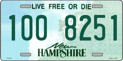 NH license plate 1008251