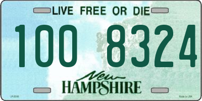 NH license plate 1008324