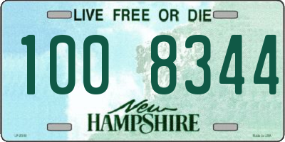 NH license plate 1008344