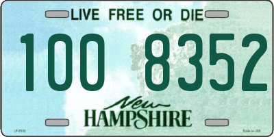 NH license plate 1008352